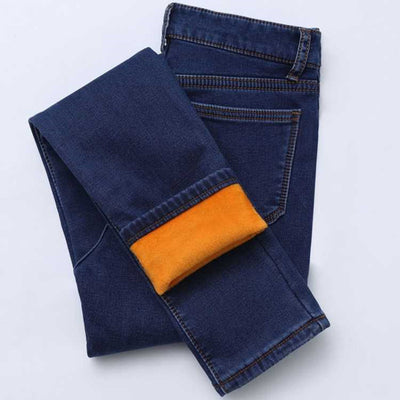 Pantalones Vaqueros de Terciopelo Grueso para Mujer - Image 12