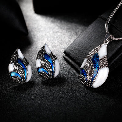 Conjunto de Joyas Gota de Agua - Image 7