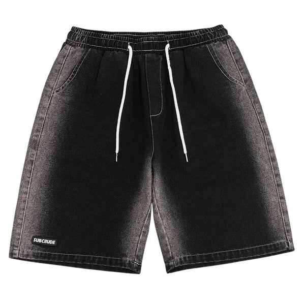 Shorts Denim Tie Dye Retro Casual Deportivo Americano