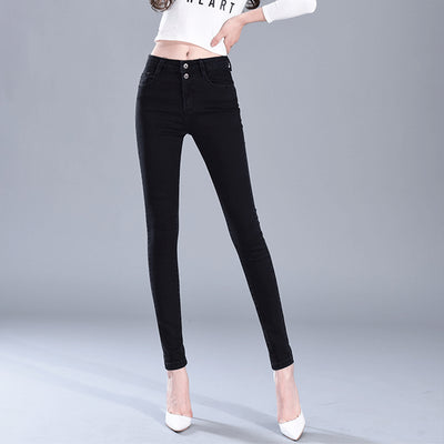 Pantalón Lápiz Cintura Alta Elástico Primavera - Image 8