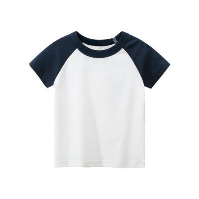 Camiseta Infantil de Manga Corta Color Liso para Publicidad - Image 22