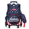 Mochila Escolar Trolley Impermeable de Tres Ruedas para Niños