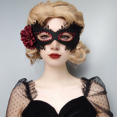 Máscara de Mascarada con Diamantes para Halloween - Image 4