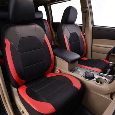 Funda de Asiento de Auto con Costura Sándwich en Cuero PU Premium - Image 47