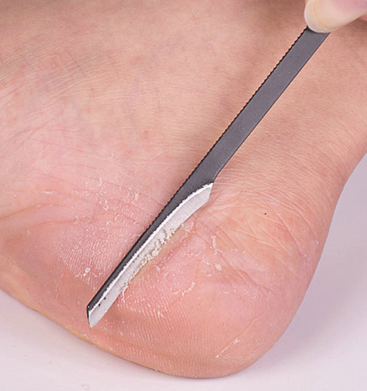 Cuchilla Profesional de Acero Inoxidable para Pedicura y Limpieza de Callos