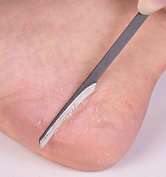 Cuchilla Profesional de Acero Inoxidable para Pedicura y Limpieza de Callos
