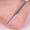 Cuchilla Profesional de Acero Inoxidable para Pedicura y Limpieza de Callos