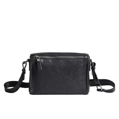 Bolsa de Cuero Genuino para Hombre - Estilo Retro Casual - Image 8
