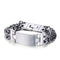 Cross Scripture Men's Bracelet Steel color