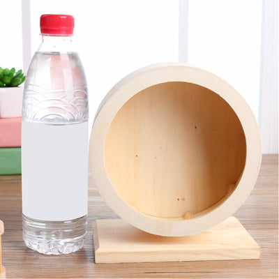 Rueda Silenciosa de Madera Maciza con Soporte Mudo - Image 2