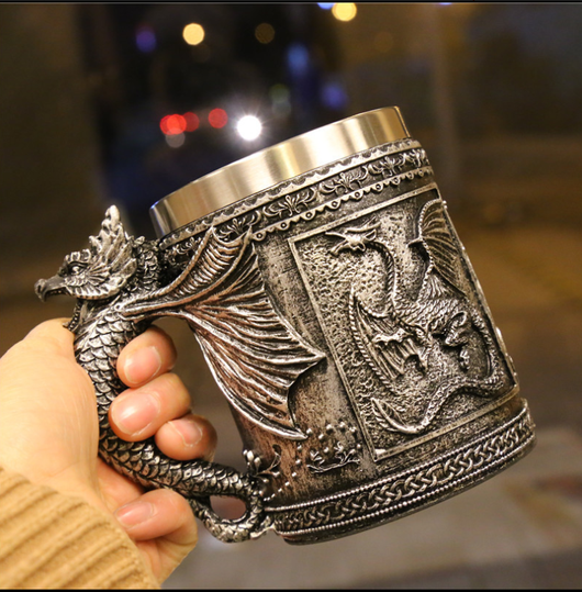 Juego de Tazas Navideñas Europeas con Asas Decorativas