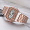 Reloj Retro Dorado Minimalista de Moda Casual