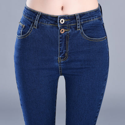 Pantalón Lápiz Cintura Alta Elástico Primavera - Image 3
