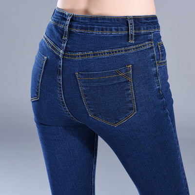 Pantalón Lápiz Cintura Alta Elástico Primavera - Image 4