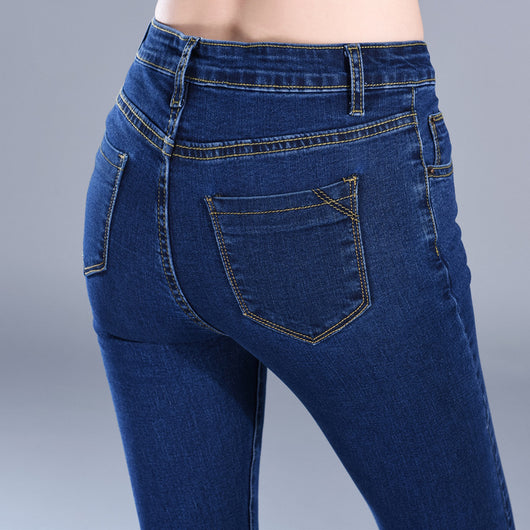 Pantalón Lápiz Cintura Alta Elástico Primavera - Image 4