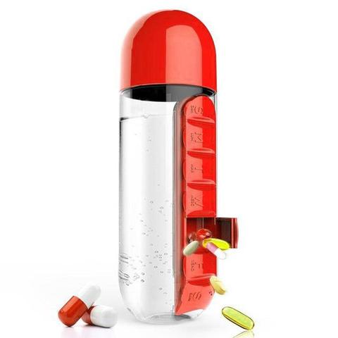 Botella Térmica Portátil con Compartimento para Medicinas - 7 Días - Image 9