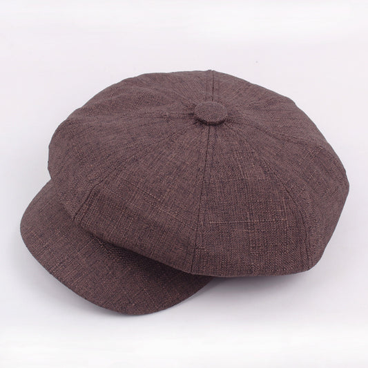 Boina Octagonal de Algodón para Otoño e Invierno - Estilo Coreano Unisex - Image 2