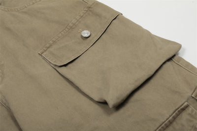 Pantalones Cargo Multibolsillos Americanos para Hombre - Image 9
