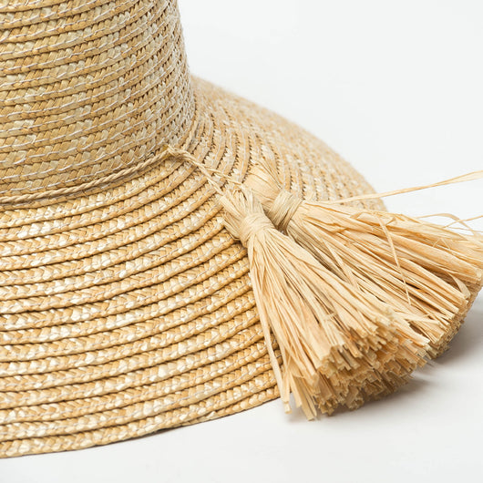 Sombrero de Paja con Flecos de Rafia para Decoración - Image 6