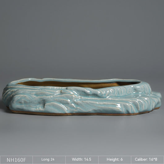 Maceta de Cerámica Stoneware con Diseño Floral - Image 5