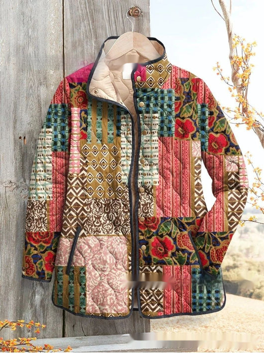 Abrigo Acolchado de Algodón con Bolsillos para Otoño e Invierno - Image 3
