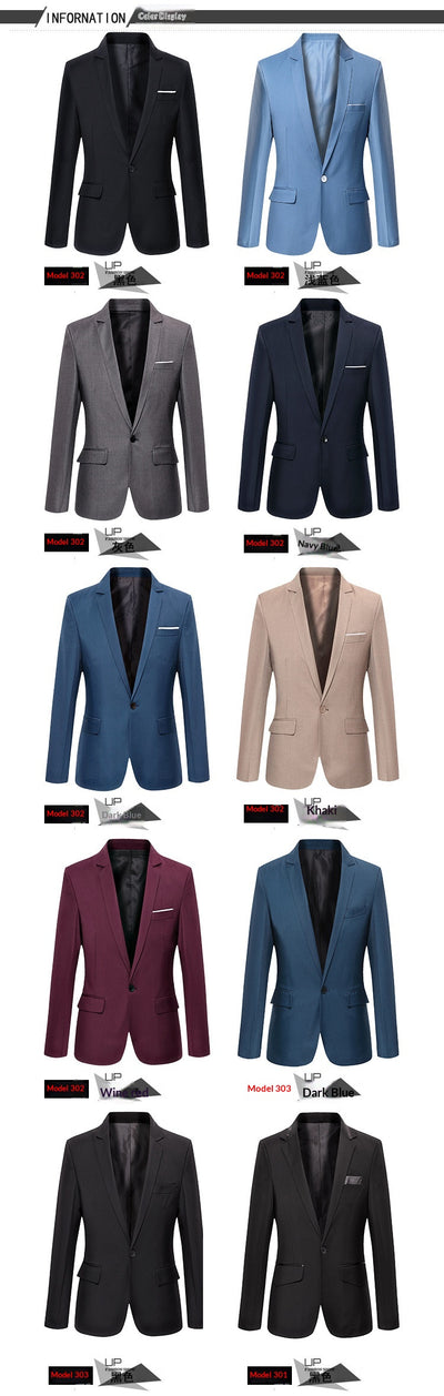 Traje Casual Slim Fit Coreano para Profesionales - Image 15