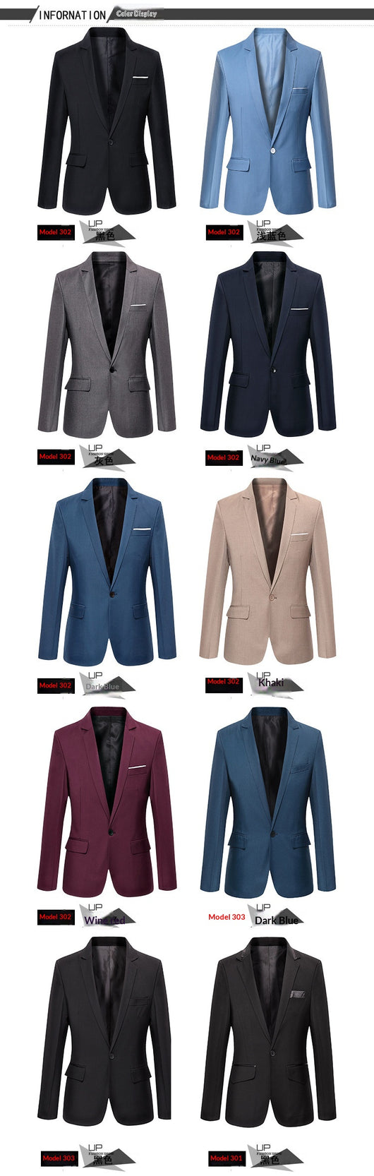 Traje Casual Slim Fit Coreano para Profesionales - Image 15