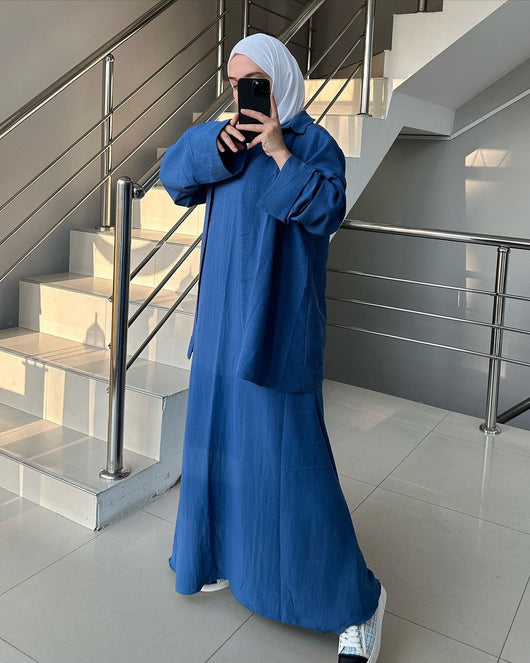 Vestido Árabe Suelto de Manga Larga - Outfit Tradicional Medio Oriente - Image 15