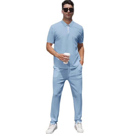 Conjunto Ligero de Verano: Pantalón con Cierre y Blusa de Manga Corta - Image 4