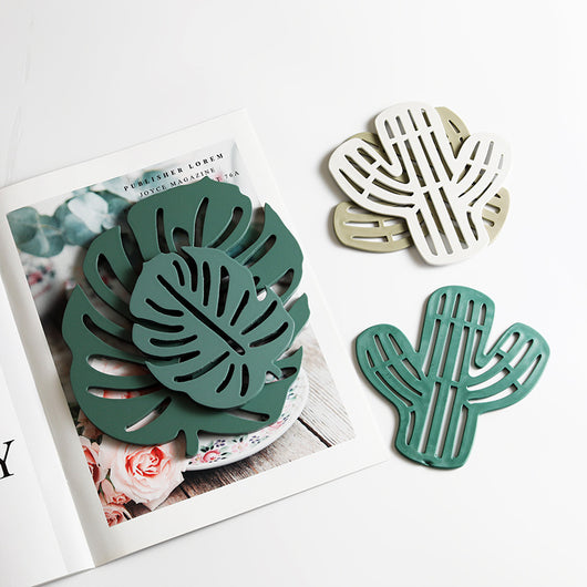 Posavasos Aislante con Forma de Hoja - Protección Térmica Antiquemaduras - Image 7