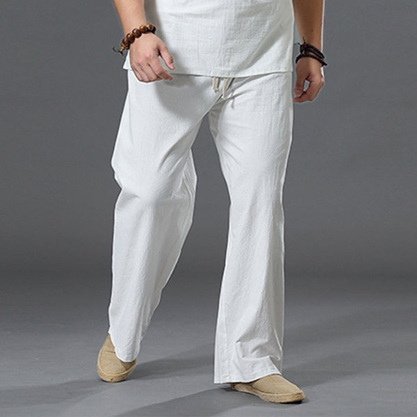 Pantalones Casuales Slim Fit Talla Grande - Corte Recto Moderno