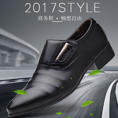 Zapatos de Cuero para Hombre - Mocasines Ejecutivos Puntiagudos Multiusos - Image 4