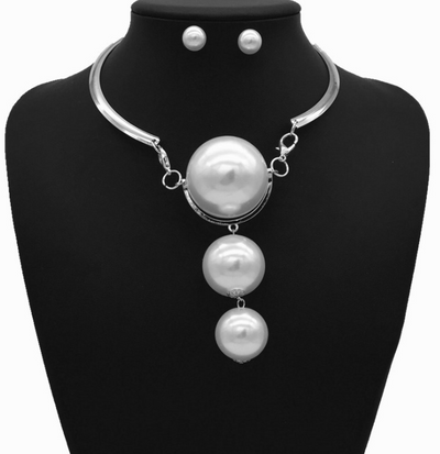 Collar Colgante de Perla Grande - Joyería Exagerada - Image 13