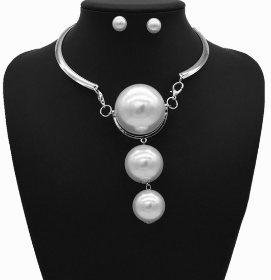 Collar Colgante de Perla Grande - Joyería Exagerada - Image 13