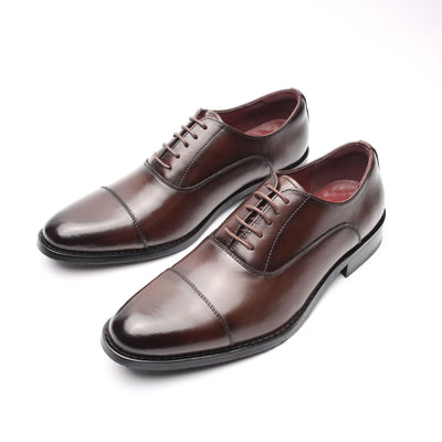 Zapatos de Vestir Elevadores para Hombre Estilo Británico en Cuero - Image 5