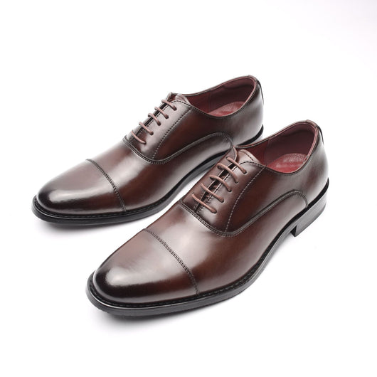 Zapatos de Vestir Elevadores para Hombre Estilo Británico en Cuero - Image 5