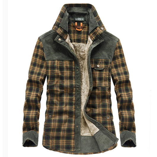 Camisa de Franela Térmica para Hombre - Cuadros Otoño Invierno - Image 5
