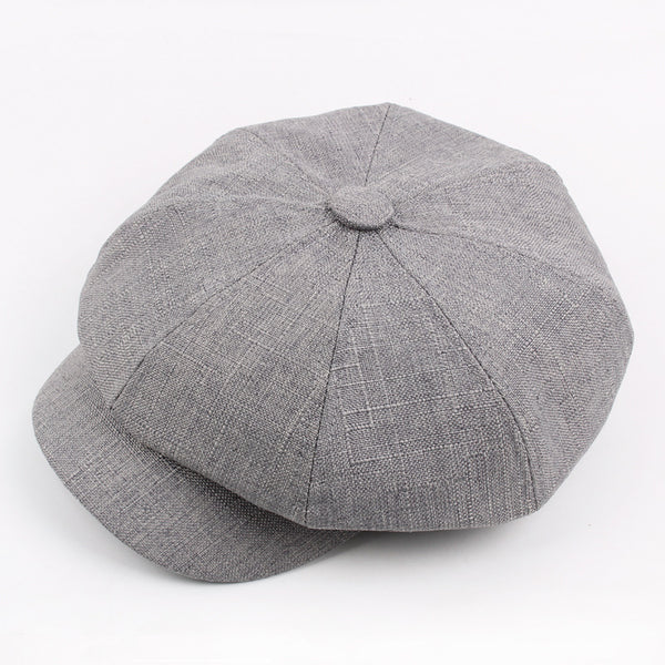 Boina Octagonal de Algodón para Otoño e Invierno - Estilo Coreano Unisex