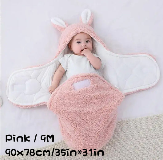 Saco de Dormir para Bebé Recién Nacido en Fleece Suave - Envoltorio Térmico Unisex con Soporte para la Cabeza - Image 24