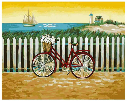 Kit de Pintura por Números Playa - Relaja tu Mente Creando Arte
