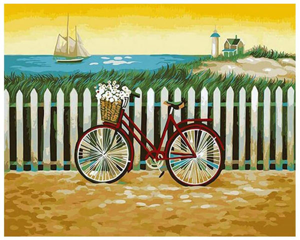 Kit de Pintura por Números Playa - Relaja tu Mente Creando Arte