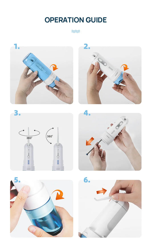 Irrigador Dental Portátil con Carga USB - Limpieza Profesional en Casa - Image 17