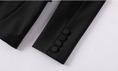 Traje Ejecutivo con Pantalón Tobillero y Chaqueta Combinada - Image 11
