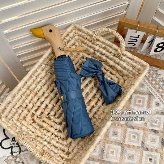 Paraguas Plegable Personalizado con Cabeza de Pato - Protección UV Total y Resistente al Clima - Image 10