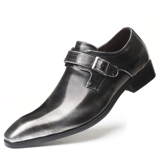 Zapatos de Cuero Ingleses Puntiagudos para Hombre - Image 13