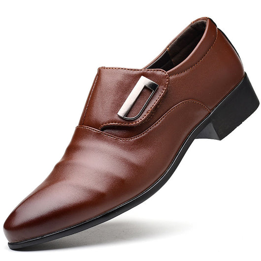 Zapatos de Cuero para Hombre - Mocasines Ejecutivos Puntiagudos Multiusos - Image 6