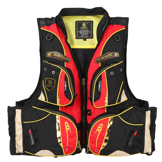 Chaleco Salvavidas de Pesca Impermeable con Bolsillos Desmontables para Adultos - Image 16