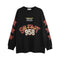 Camiseta Manga Larga Cuello Redondo con Estampado de Letras