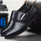 Zapatos de Cuero para Hombre - Mocasines Ejecutivos Puntiagudos Multiusos