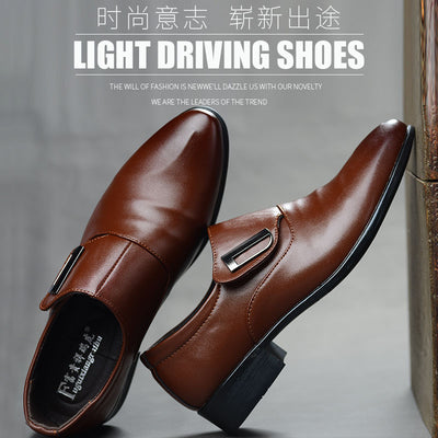 Zapatos de Cuero para Hombre - Mocasines Ejecutivos Puntiagudos Multiusos - Image 8